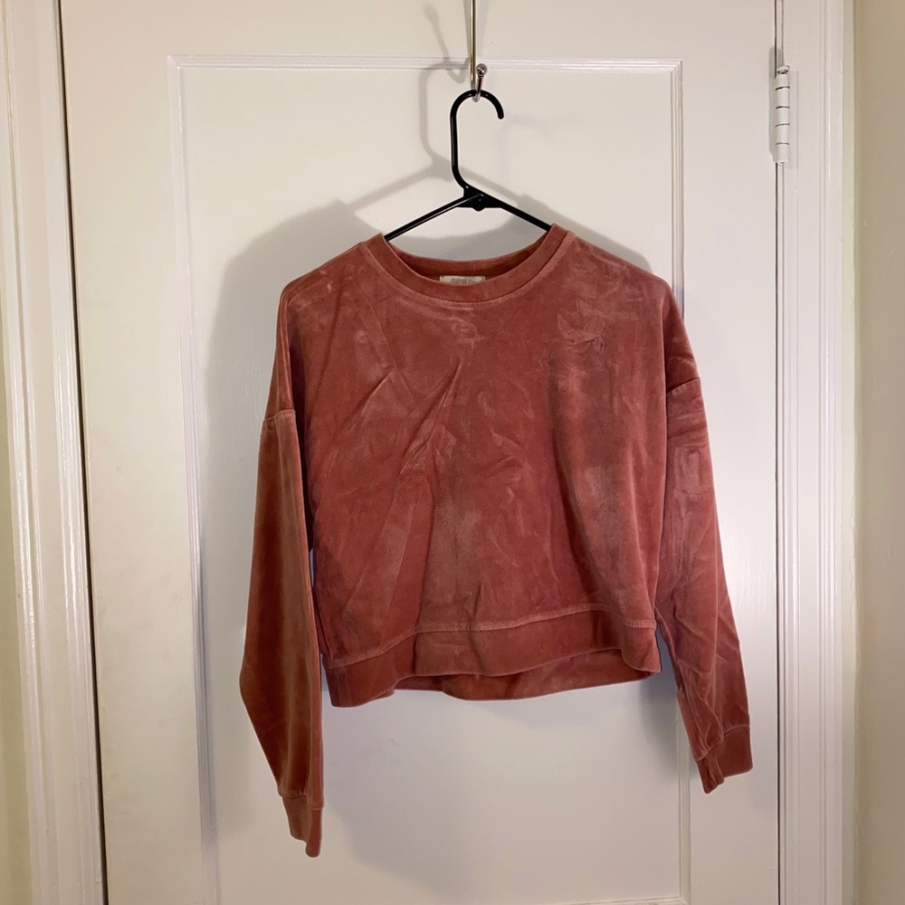 Velvet Sweatshirt